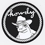 Elliott Giannini - Howdy Frog Cowboy Sticker