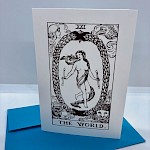 Toast Cards - The World Tarot Greeting Card