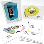 Candace Jane Opper - Vintage Phone Greeting Card 4-Pack